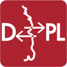 Logo mit den Buchstaben "D" und "PL" sowie einem Pfeil, der die Verbindung darstellt.